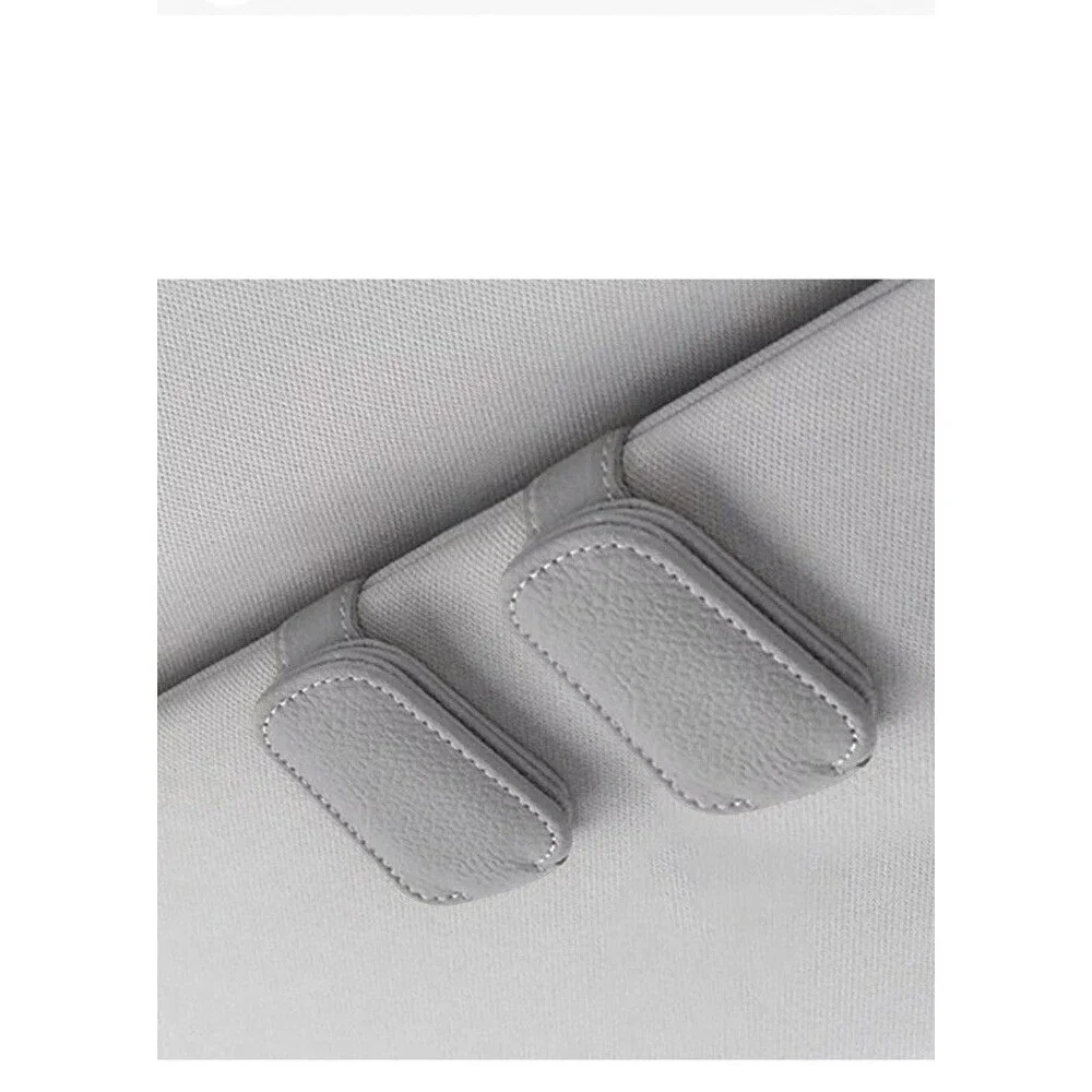 2 Pc Universal Car Glasses/ Sunglasses Clip Auto Card Ticket Money Holder